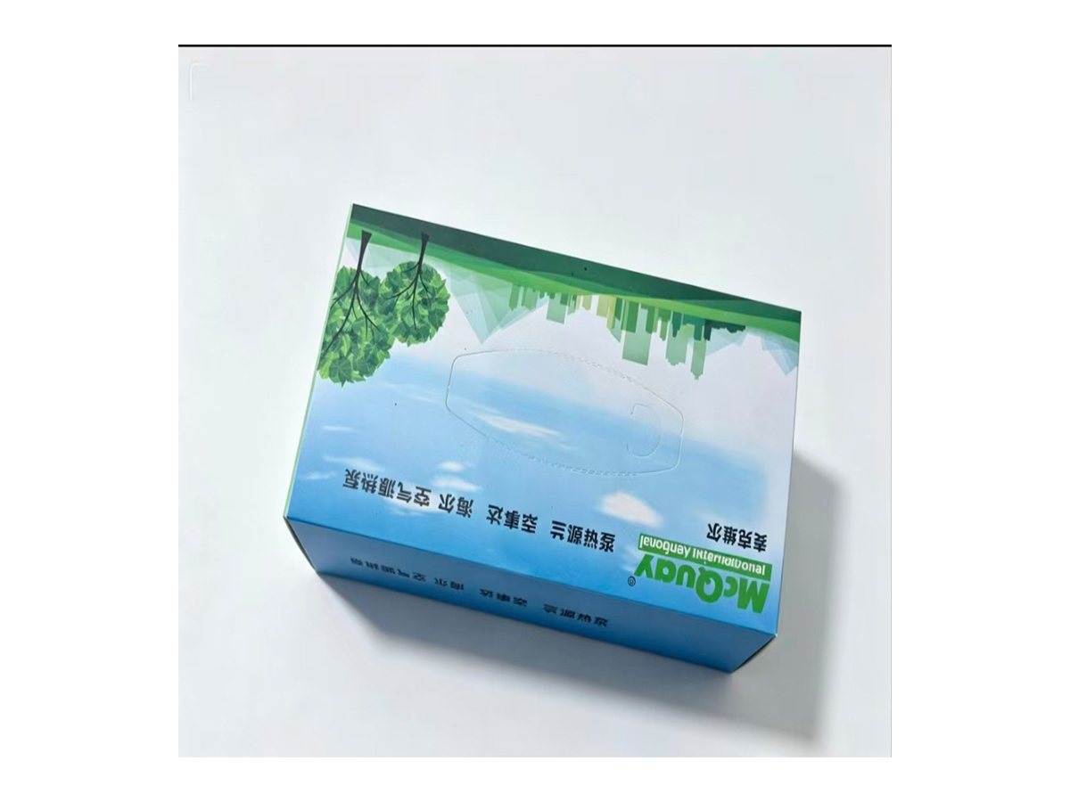 Facial tissue box from the product catalog